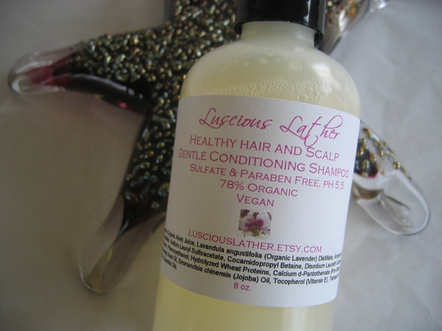 I'm in Love Healthy Hair and Scalp - Shampoo - Organic, Vegan, Sulfate and Paraben Free, Vegan - Healthy Hair and Scalp Essential Oil Blend