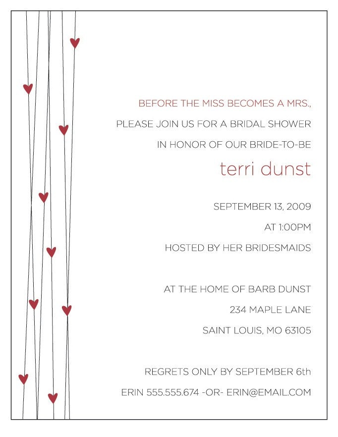 Heartstrings Invitation