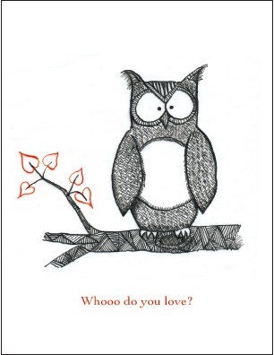 Owl Love Card