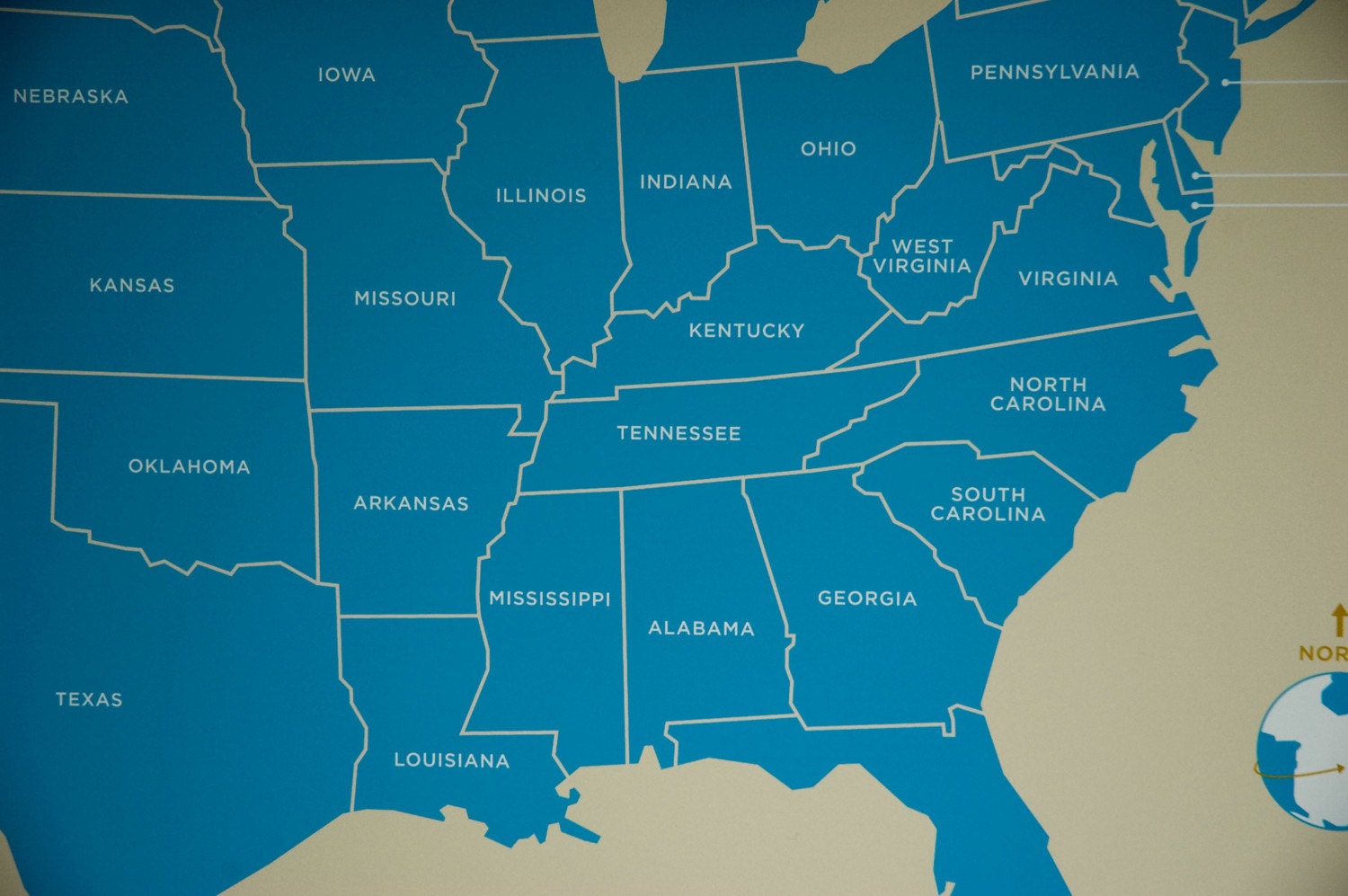 Personalized USA Travel Map