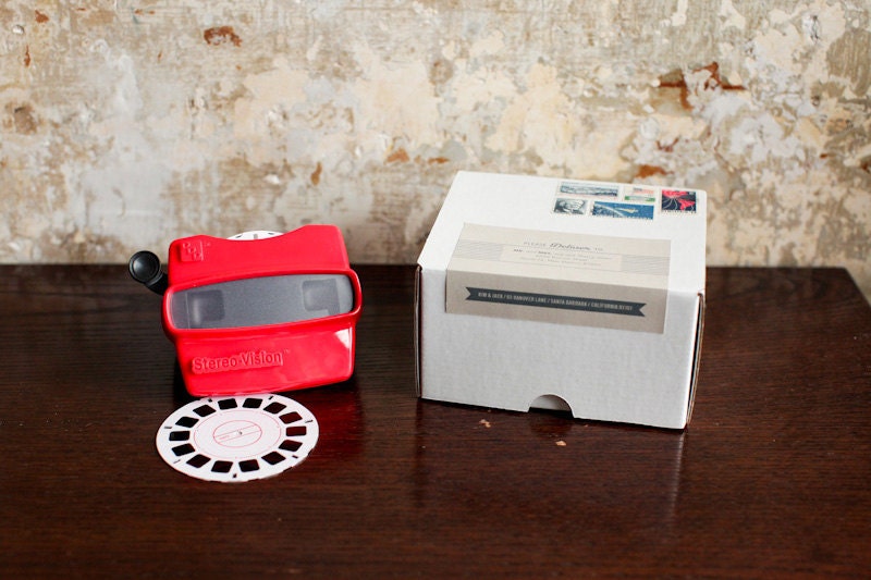 Viewmaster Invitation, 100 qty