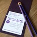 Pencil Us In LETTERPRESS Save-the-Date, 100 QTY