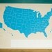 Personalized USA Travel Map