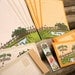 Happy Days Letter Set - 8 sheets with envelopes, for writing, corespondence, recycled