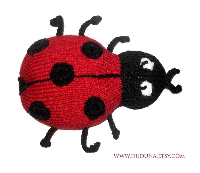 Lady Bug - knitting pdf pattern