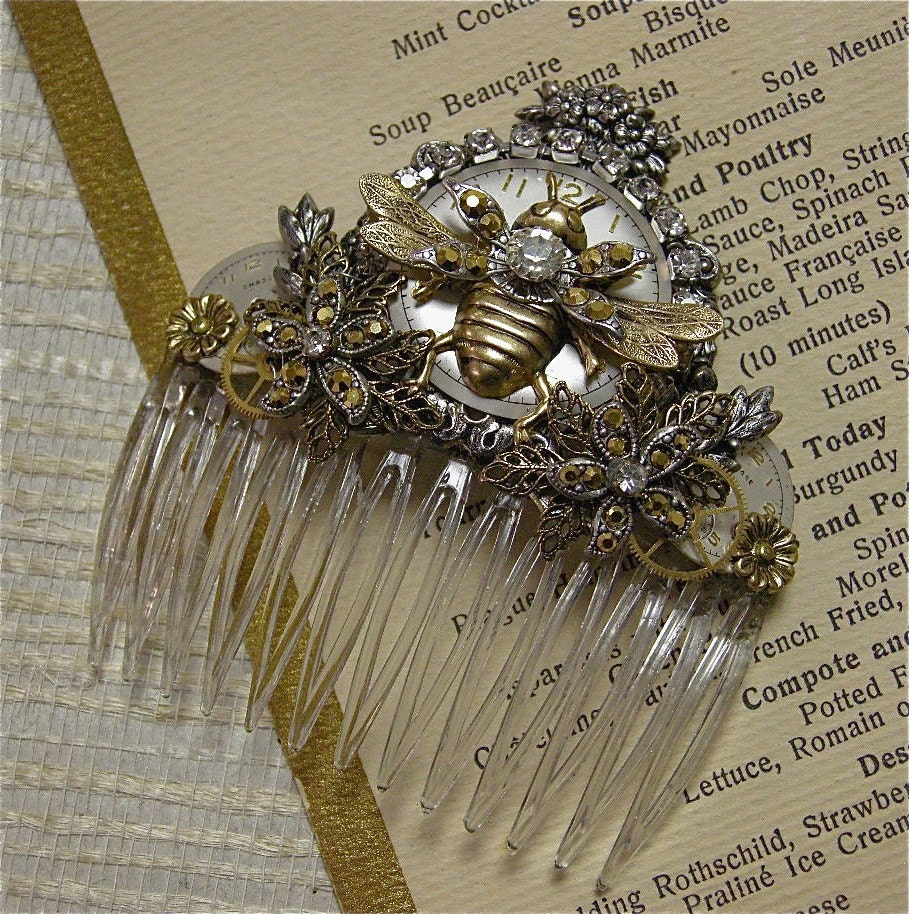Queen Bee Fantasy Jewel Comb-Free Shipping USA-