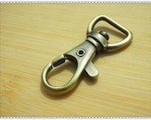 12 pcs 4cm x1.5cm Lobster Swivel Clasps Anti brass brush J4