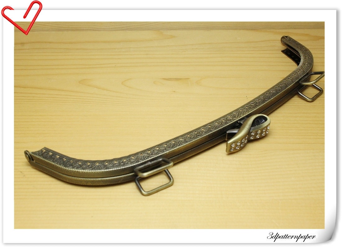 10 inch  Anti bronze Vintage sewing purse frame purse making supplies Bag frame Handbag frame K10