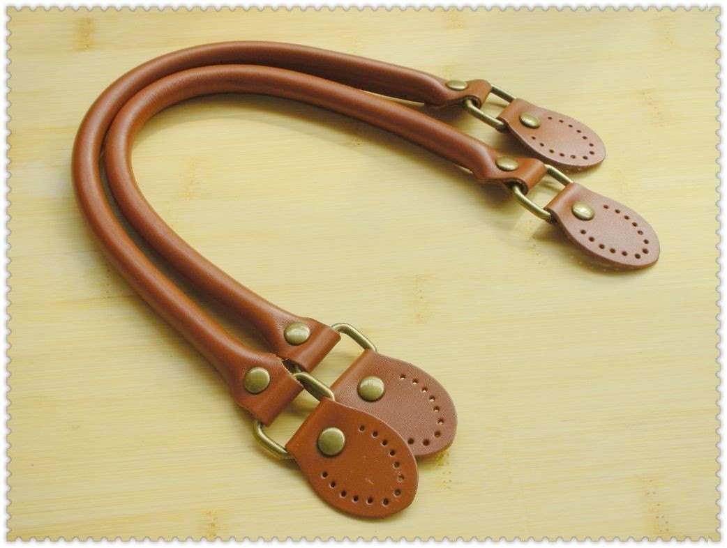 leather handlesa  16.5 inch  a  pair K35