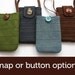 Felt Gadget Cozy PDF pattern with four applique designs