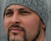Pattern - Mens Cable Knit Skull Cap Pattern