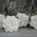 Burlap Flower Napkin Rings - set of four - Wedding Napkin Rings - Table Decor
