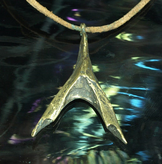 Pendant- Perfect Broken Wishbone