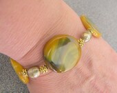 Sunshine Fields Agate Bracelet