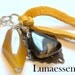 Pendant Venus Rising Tiger Eye Filigree