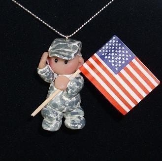 Ginger Babies - Military ornament