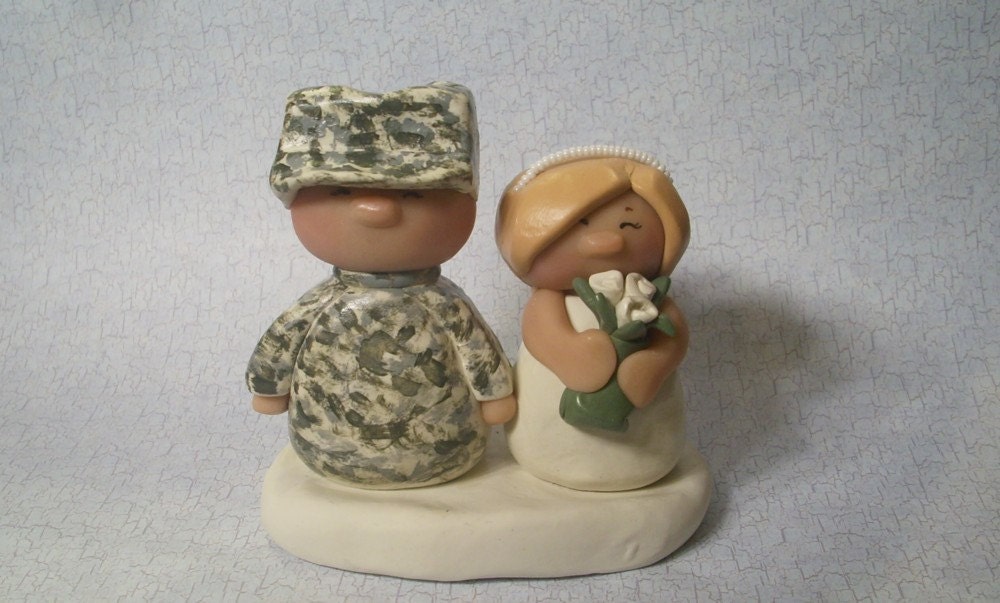 Chubz Military Wedding Cake Topper