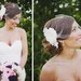 Lacey Bloom with a Detachable Birdcage Veil - White, Ivory, Or Black