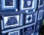 Blue Jean Quilt Little Girl