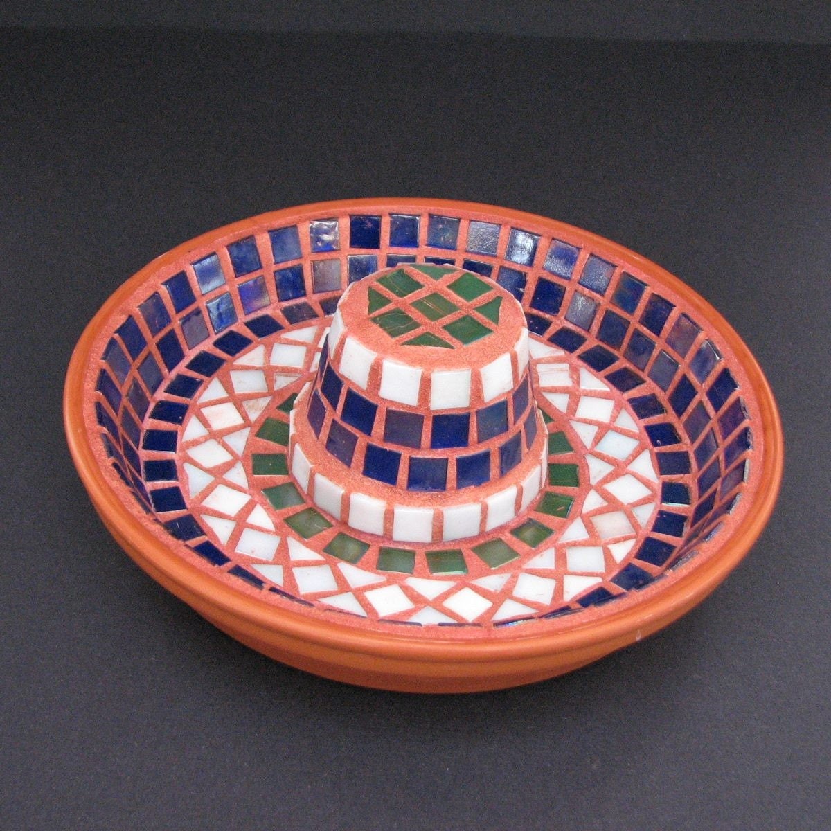 Mosaic Birdbath