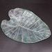 Elephant Ear Leaf Concrete Birdbath