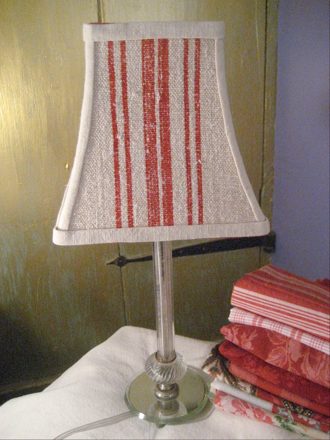 Antique Grainsack Square Lampshade