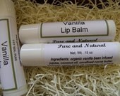 Organic Vanilla Lip Balm