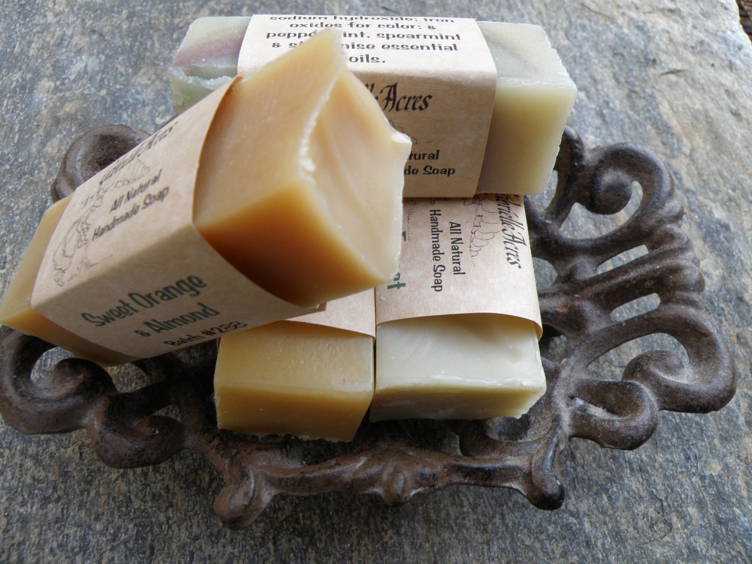 Soap Sample Bars, Set of Four