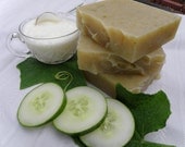 Fresh Cucumber and Organic Yogurt Natural Herbal Soap