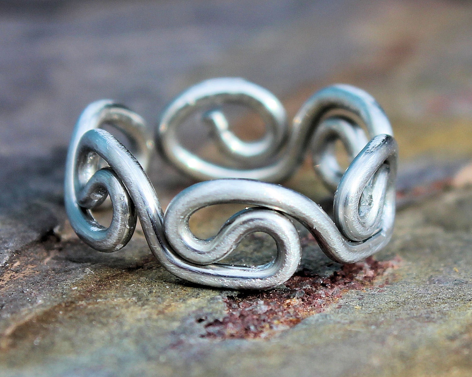 Silver Grecian Toe Ring
