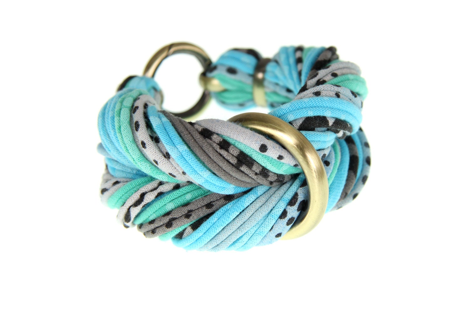 Braided Fabric Knot  Bracelet Chic Jewelry Tribal Bangle Chunky Cuff Friendship Women Boho Stack Bangles Bracelets Mint Blue Grey Black CIJ