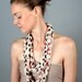 Black & Red Eternity Infinity Scarf - Circle Scarf - Striped scarf SummerFashion Womens Mens Necklace Fabric Jewelry Loop Tribal Scarves CIJ