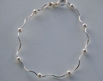 Twisted Silver Bracelet