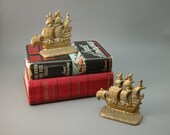 Spanish Galleon Pirate Ship Bookends