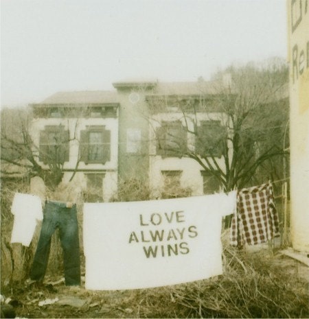 love always wins 5x7