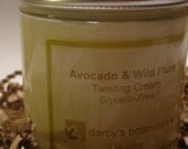 Avocado and Wild Plum Twisting Cream  GLYCERIN FREE 8 oz.