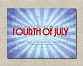 fourth of july party invitation