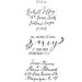 Custom Calligraphy Return Address Stamp created by hand