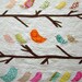 Birds of a Feather--Customizable Crib/Toddler Size Quilt