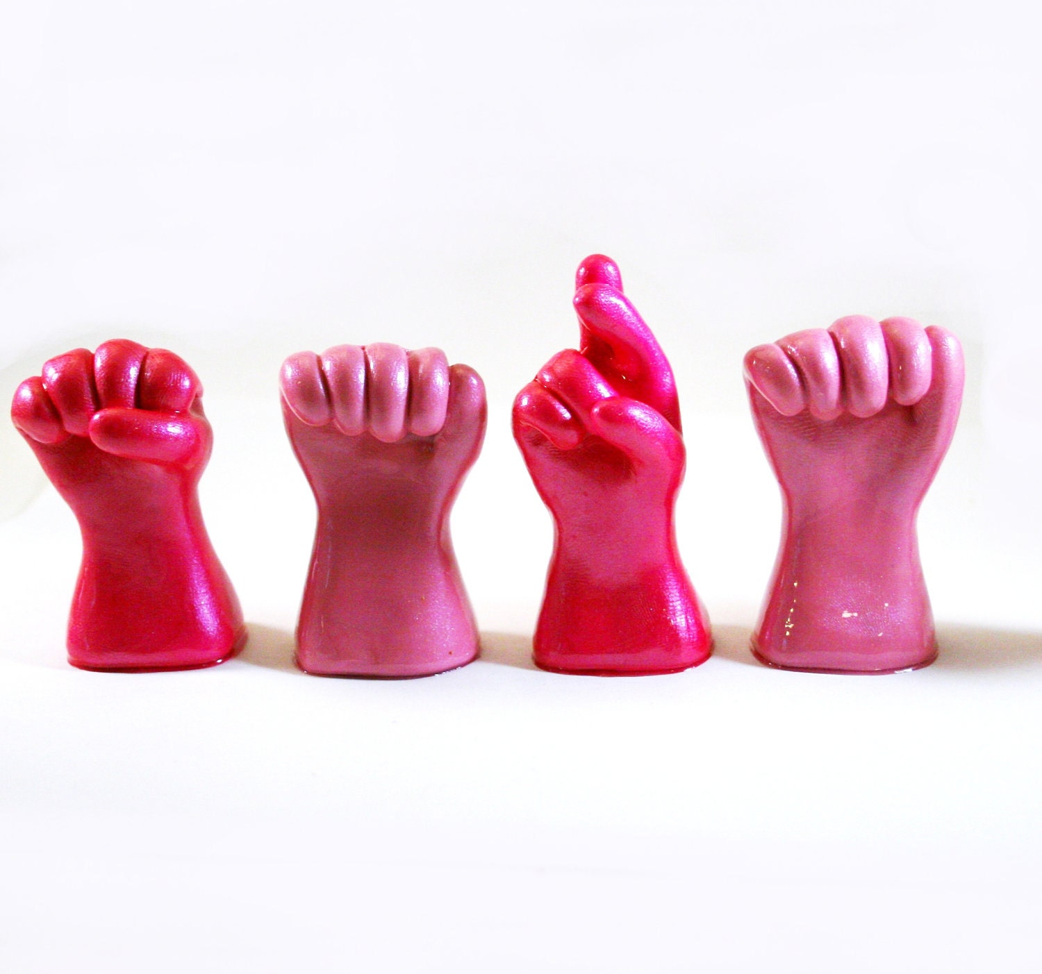 Shiny Sign Language Hands - Any 4 letter word or name - Made to Order