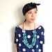 Origami Hana Rope Necklace - Seafoam Green