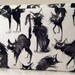 Alexander Henry Crazy Black Cats Clutch