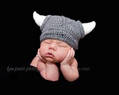 Baby Viking Hat Newborn 3m 6m Crochet Baby Boy Hat Photo Prop Medieval Boy Girl Clothes Gender Neutral Football Team Christmas Gift