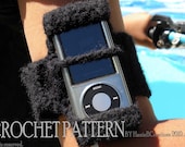 IPod Carry Case, Exercise Arm Band Strap - Crochet Pattern PDF