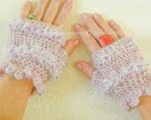 Fingerless Gloves (Crochet Pattern) Size Small