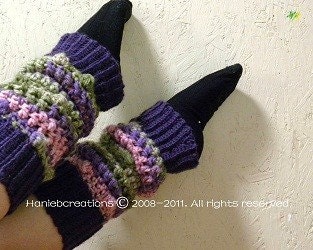 Leg Warmers Crochet Pattern PDF