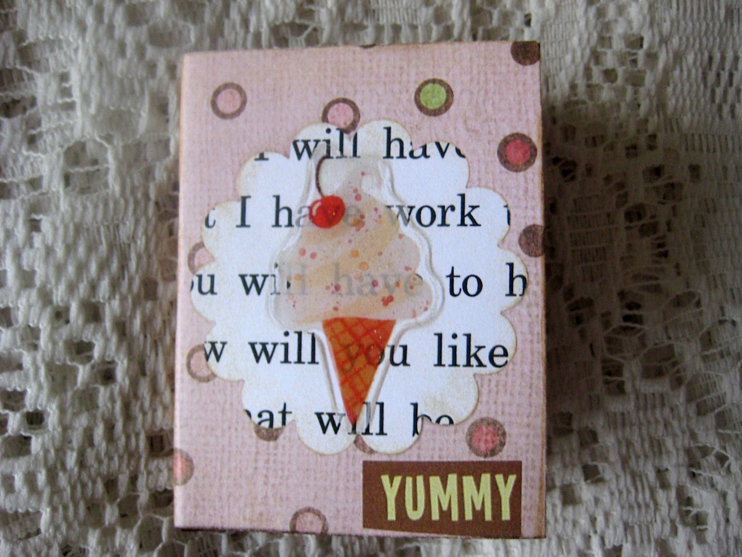Ice Cream Tiny Book