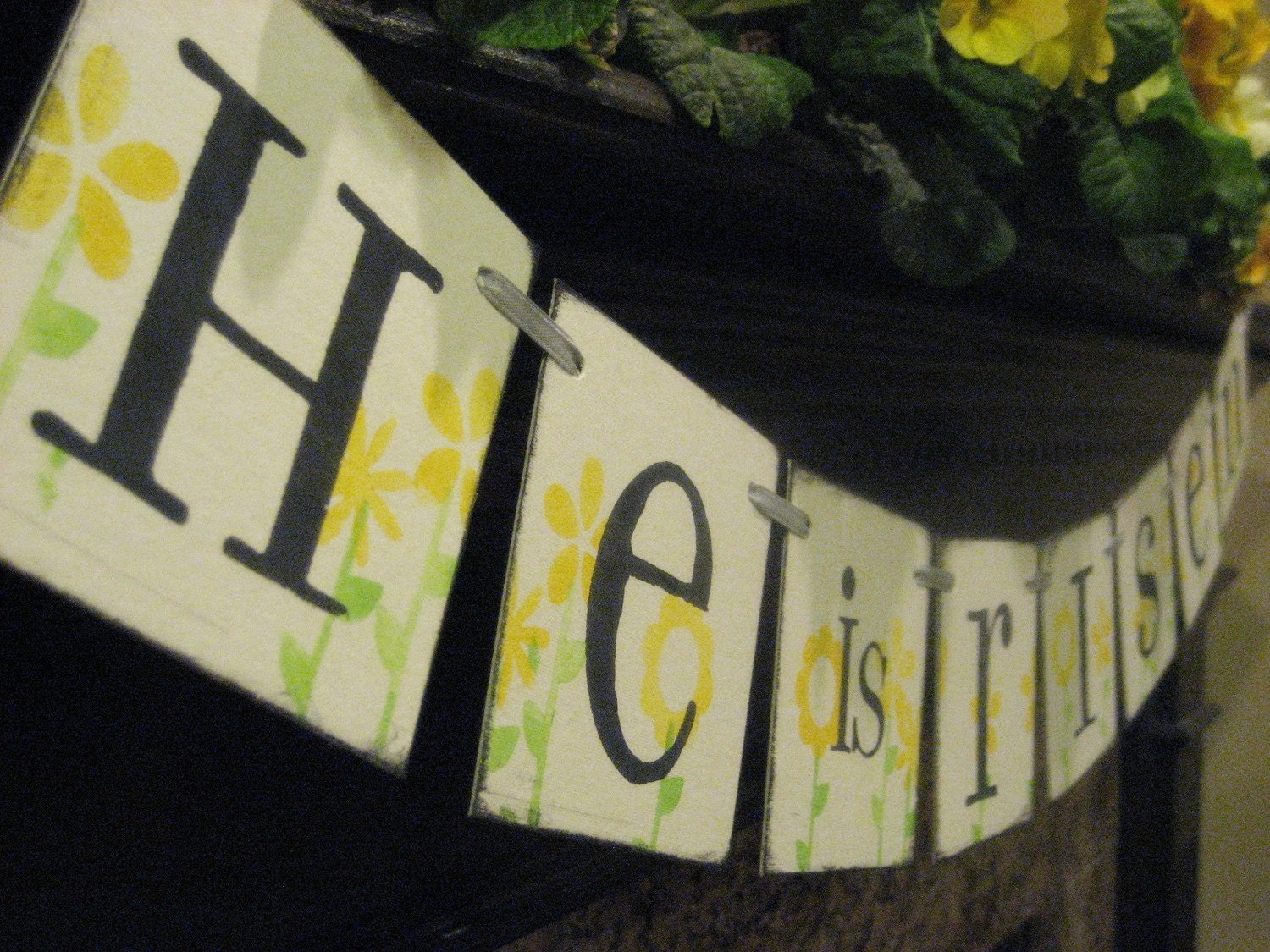 Easter Decoration HE is RISEN Banner