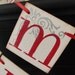 Merry Christmas banner decoration, photoprop, garland