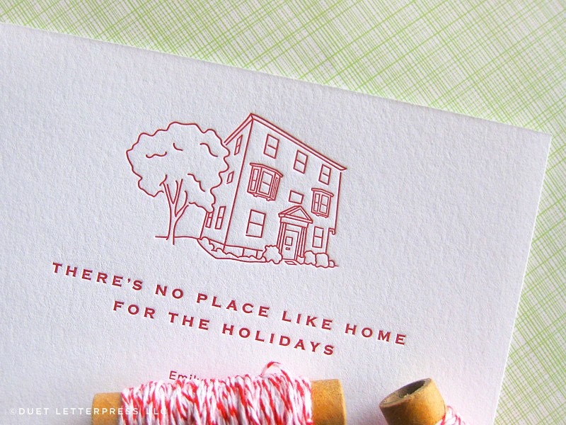 custom letterpress moving announcements